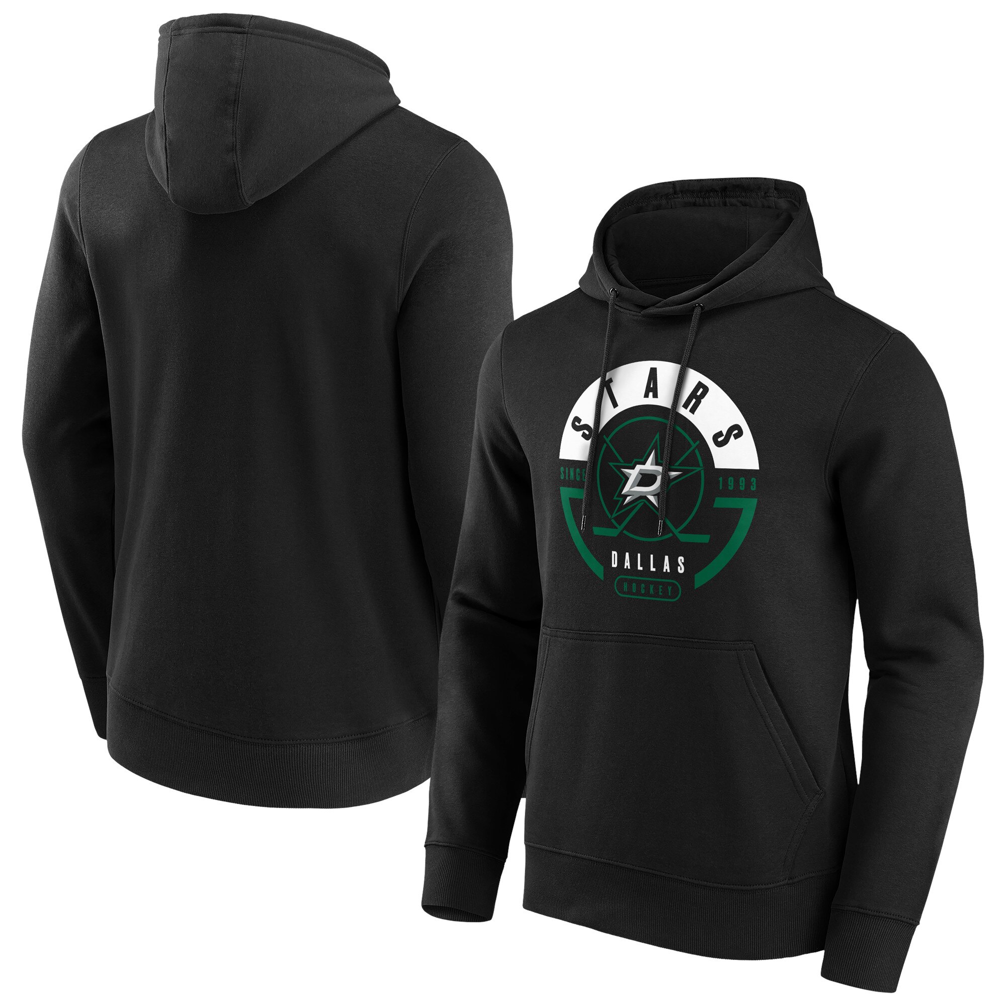 Dallas Stars Fanatics Branded Block Party Hoodie - Schwarz - Herren Image