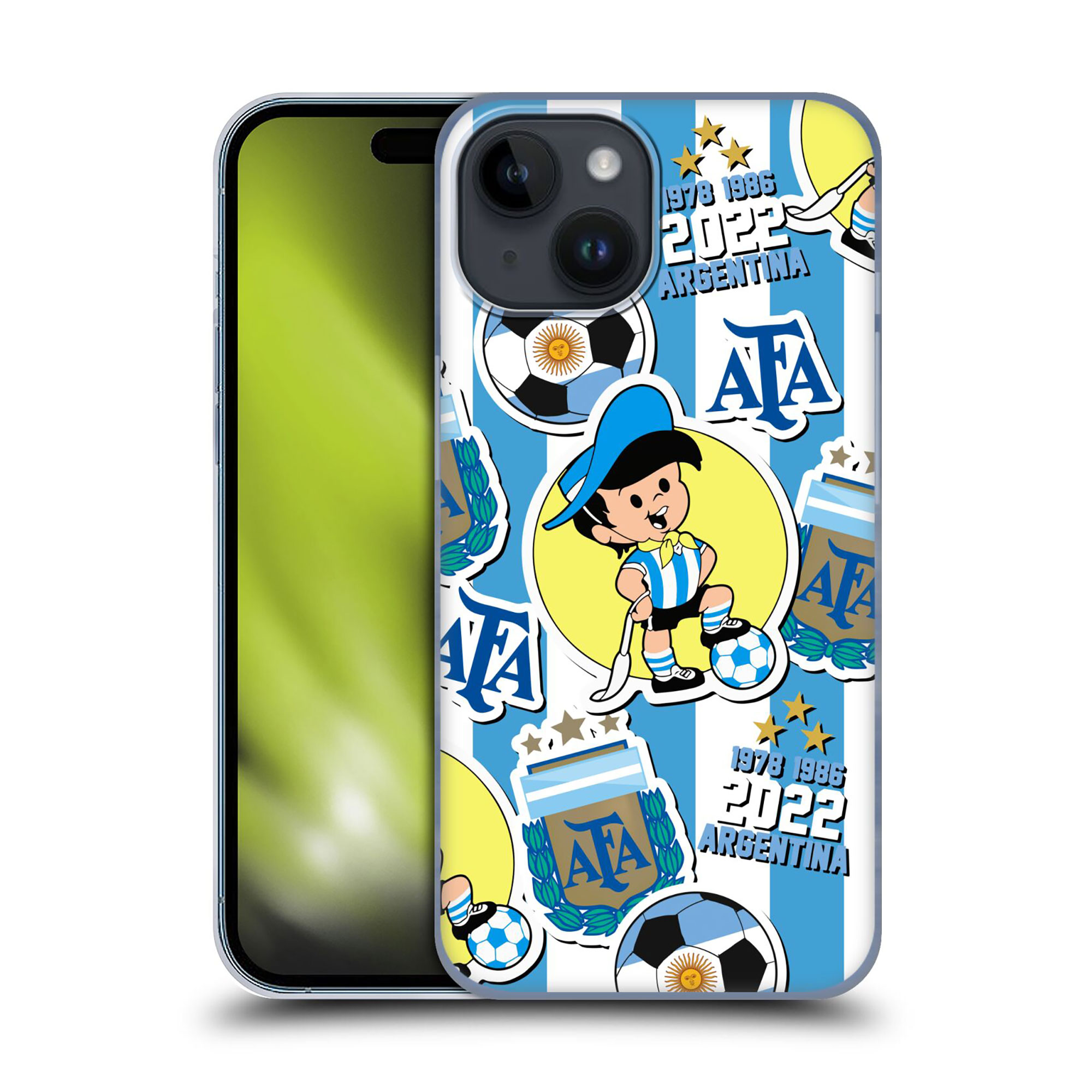 Argentinien Sticker Collage Hartschalen-Handyhülle – iPhone Image