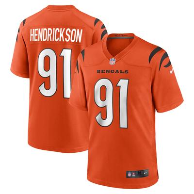 Cincinnati Bengals Nike Game Ausweichtrikot - Orange - Trey Hendrickson - Herren Image