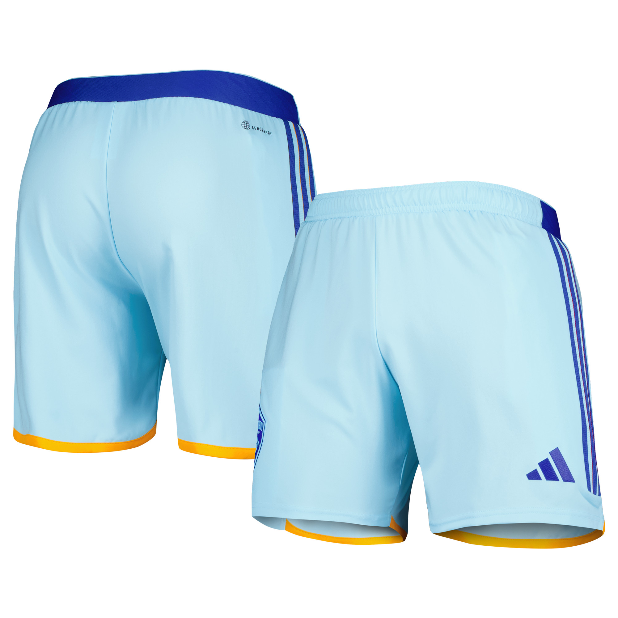 Hellblaue adidas Colorado Rapids 2023 Auswärtstrikot AEROREADY Authentic für Herren Image