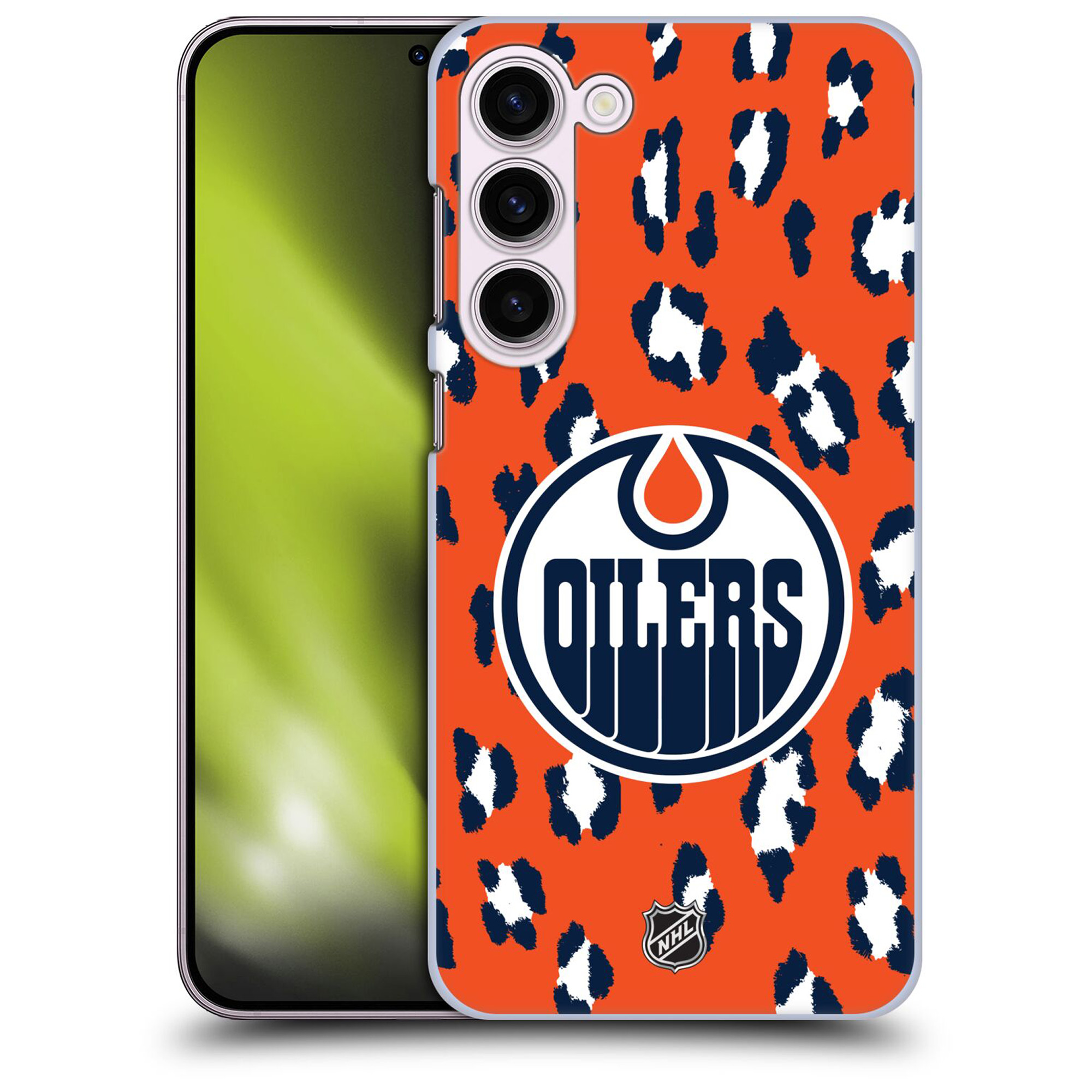 Edmonton Oilers NHL Leopard Grafik Phone Case - Samsung Image
