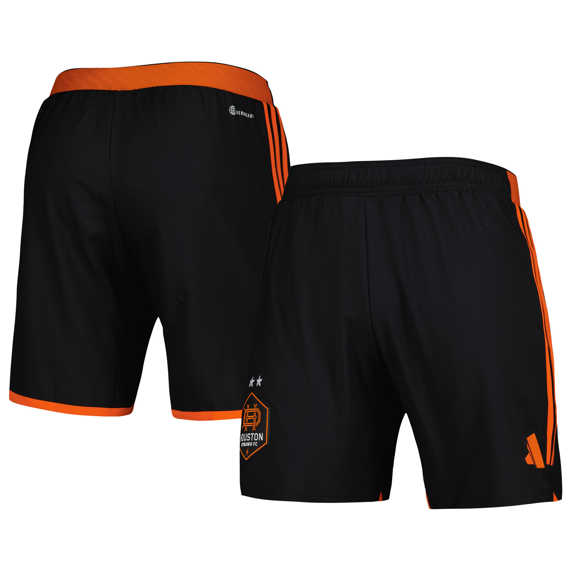 Schwarze adidas Houston Dynamo FC 2023 Auswärtstrikot AEROREADY Authentic für Herren Image