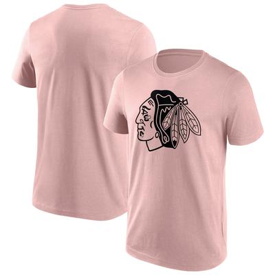 Chicago Blackhawks Fanatics Branded Fashion Color Logo T-Shirt - Pink - Herren Image