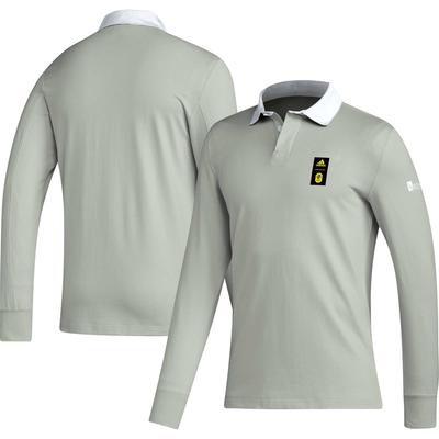 adidas 2023 Player Grey Nashville SC Travel Langarm-Poloshirt für Herren Image