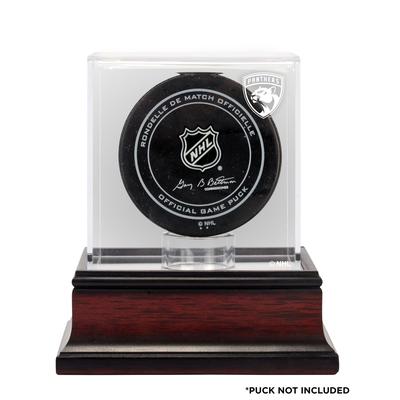 Vitrine mit Hockey-Puck-Logo aus Mahagoni der Florida Panthers Image