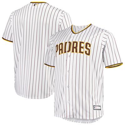Weiß/braunes San Diego Padres-Heimtrikot im Replika-Stil für Herren (große und große Größen) Image
