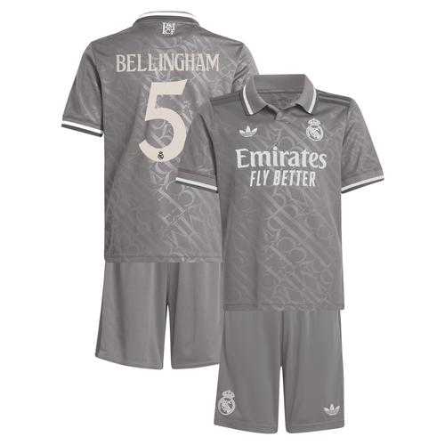 Real Madrid 24/25 adidas Ausweichausrüstung - Jugendliche mit aufdruck Bellingham 5