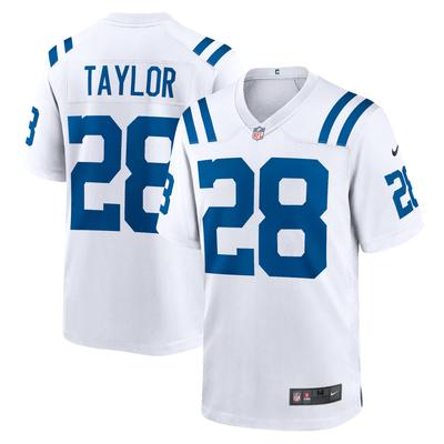Indianapolis Colts Nike Game Road Trikot - Weiß - Jonathan Taylor - Jugend Image