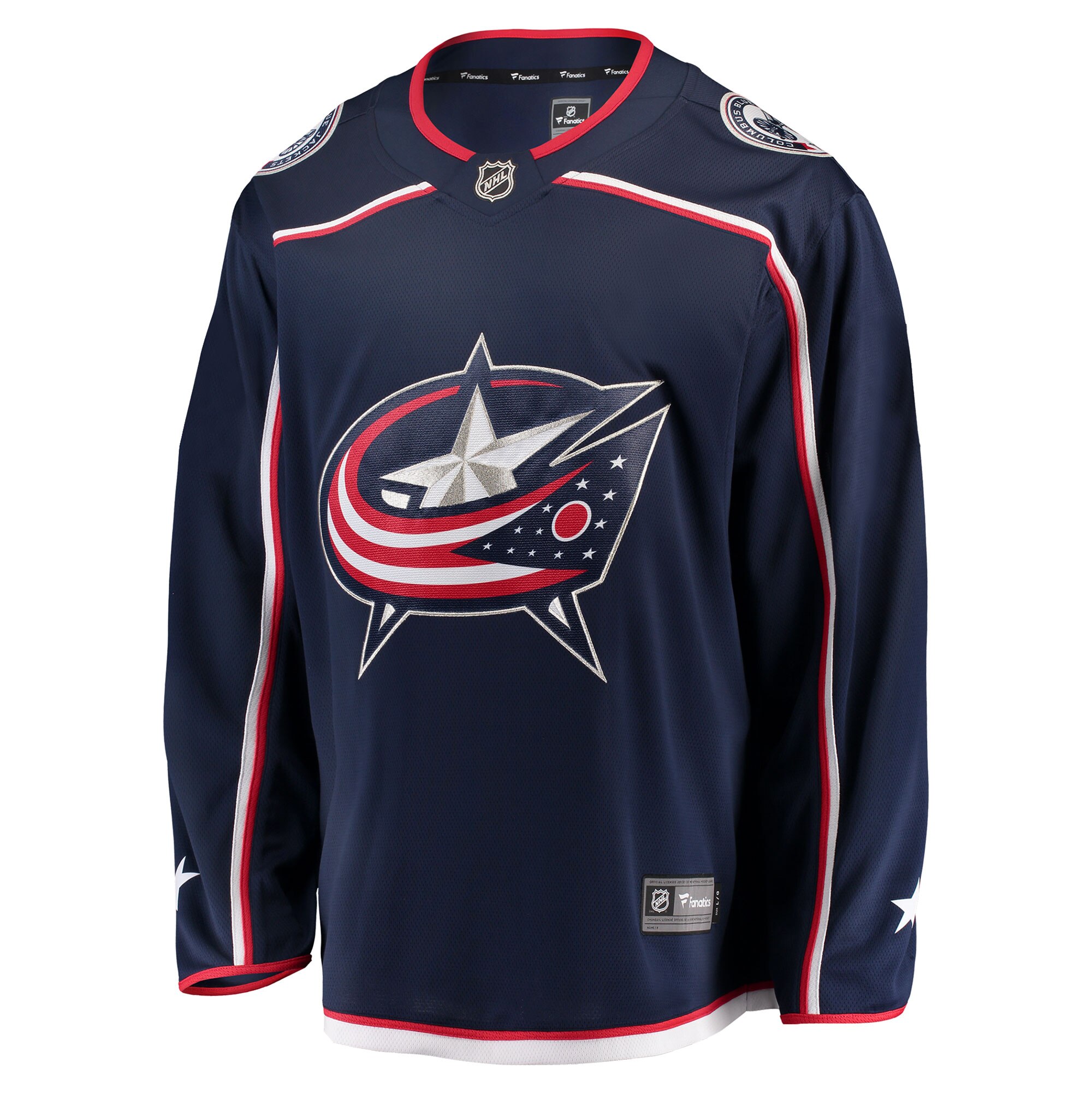 "Columbus Blue Jackets Fanatics Branded Breakaway Heimtrikot – Herren" Image