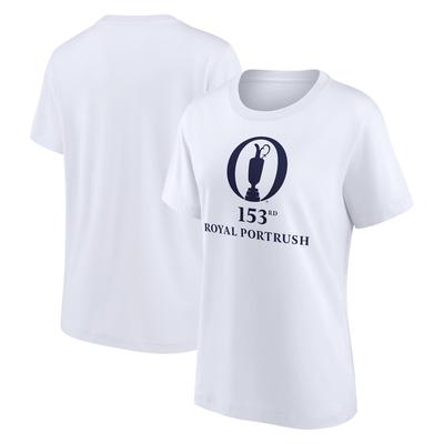 The 153rd Open Royal Portrush Primary Logo Grafik T-Shirt - Weiß - Damen Image
