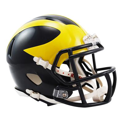 Riddell Michigan Wolverines Revolution Speed Mini-Footballhelm Image
