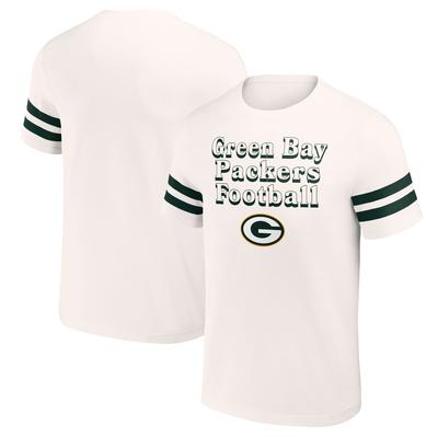 Cremefarbenes Green Bay Packers Vintage-T-Shirt für Herren aus der NFL x Darius Rucker-Kollektion von Fanatics Image