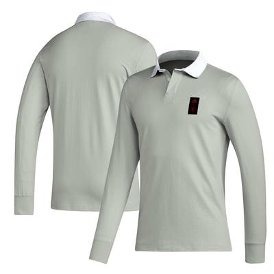 adidas 2023 Player Grey Real Salt Lake Travel Langarm-Poloshirt für Herren Image