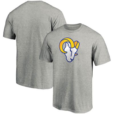 Los Angeles Rams Fanatics Heather Gray T-Shirt mit Primärlogo für Herren Image