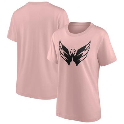 Washington Capitals Fashion Colour Logo T-Shirt - Rosa - Damen Image