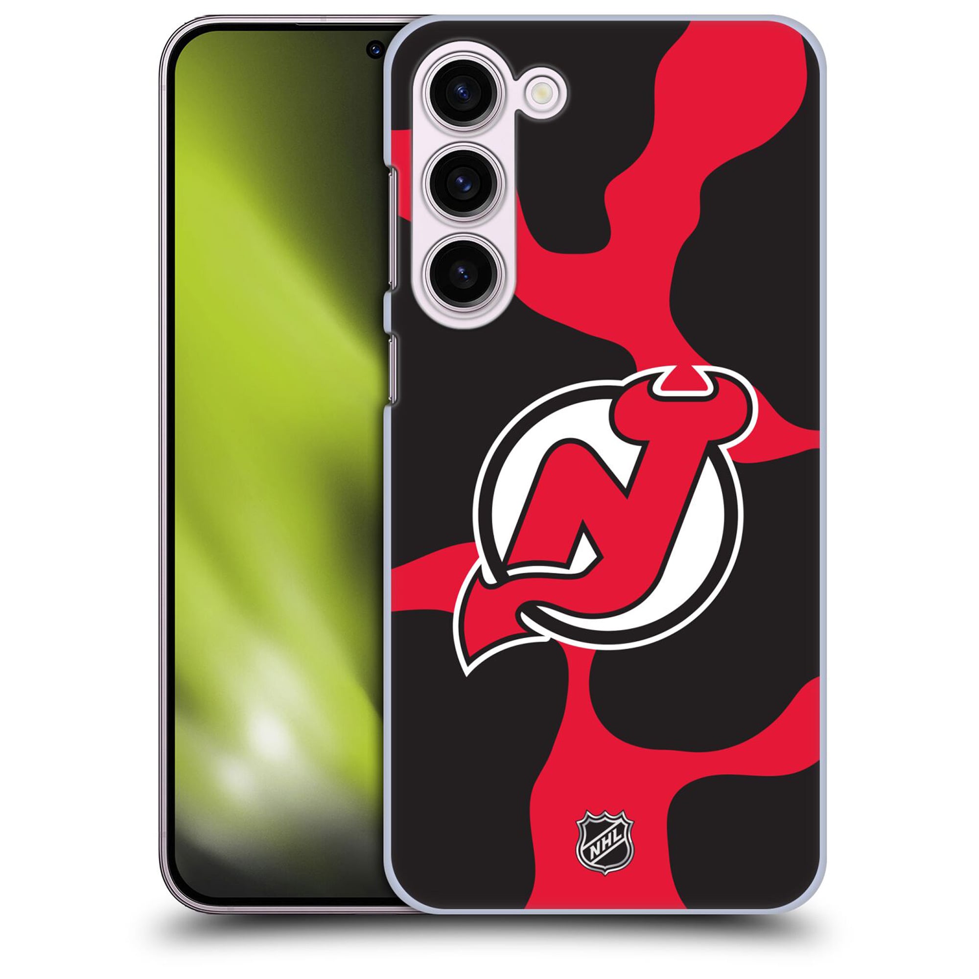 Coque New Jersey Devils NHL Cow Pattern Graphique Phone Case - Samsung - No Gender Taille: S23 Plus 5G