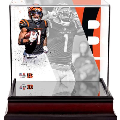 Ja'Marr Chase Cincinnati Bengals Deluxe Mini-Helmkoffer Image