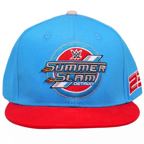 Blaue Unisex SummerSlam 2023 Snapback-Mütze