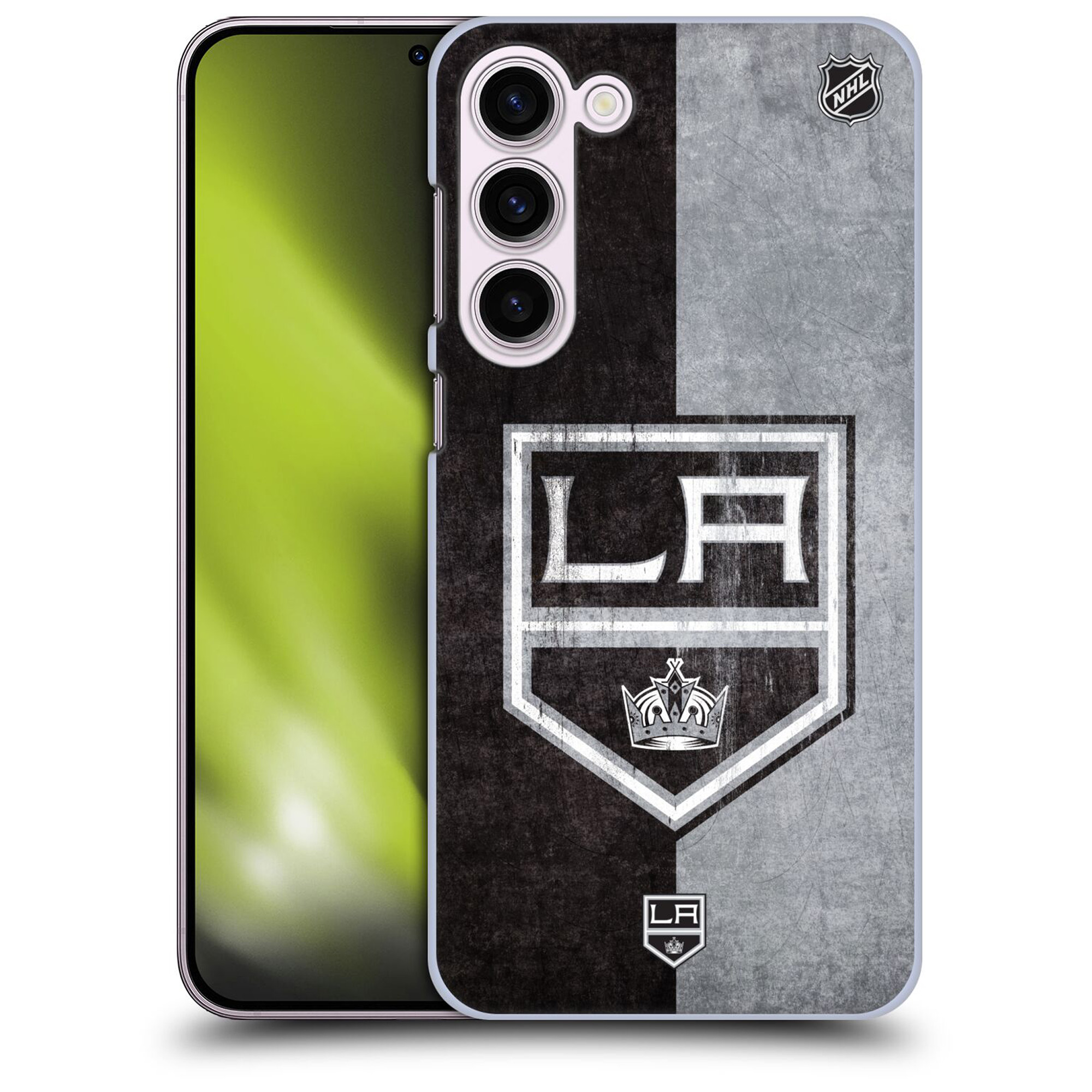 Los Angeles Kings NHL Half Distressed Grafik Phone Case - Samsung Image