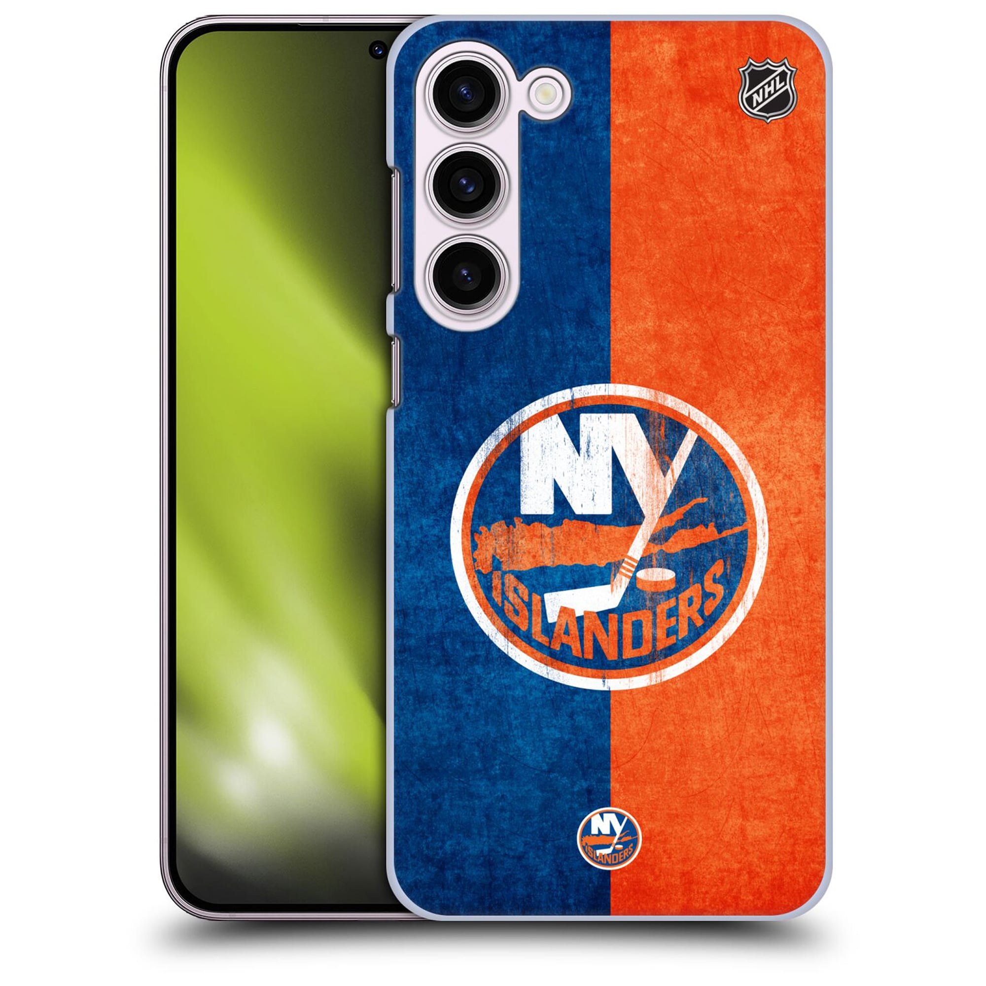 Coque New York Islanders NHL Half Distressed Graphique Phone Case - Samsung - No Gender Taille: S23 Plus 5G