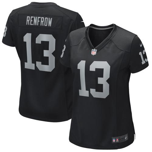 Las Vegas Raiders Nike Team Color Trikot – Schwarz – Hunter Renfrow – Damen