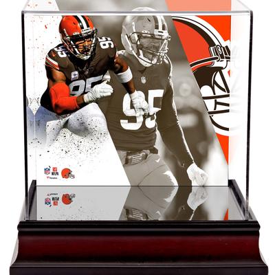 Myles Garrett Cleveland Browns Deluxe Mini-Helmkoffer Image