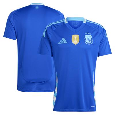 Blaues Auswärtstrikot der argentinischen Nationalmannschaft 2024 von adidas für Herren Image