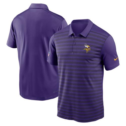 Lila Nike Minnesota Vikings 2024 Sideline Victory Performance Polo für Herren