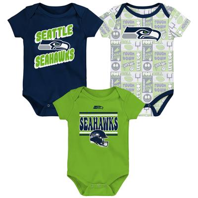Seattle Seahawks Play Day 3-teiliges Creeper-Set - Baby Image