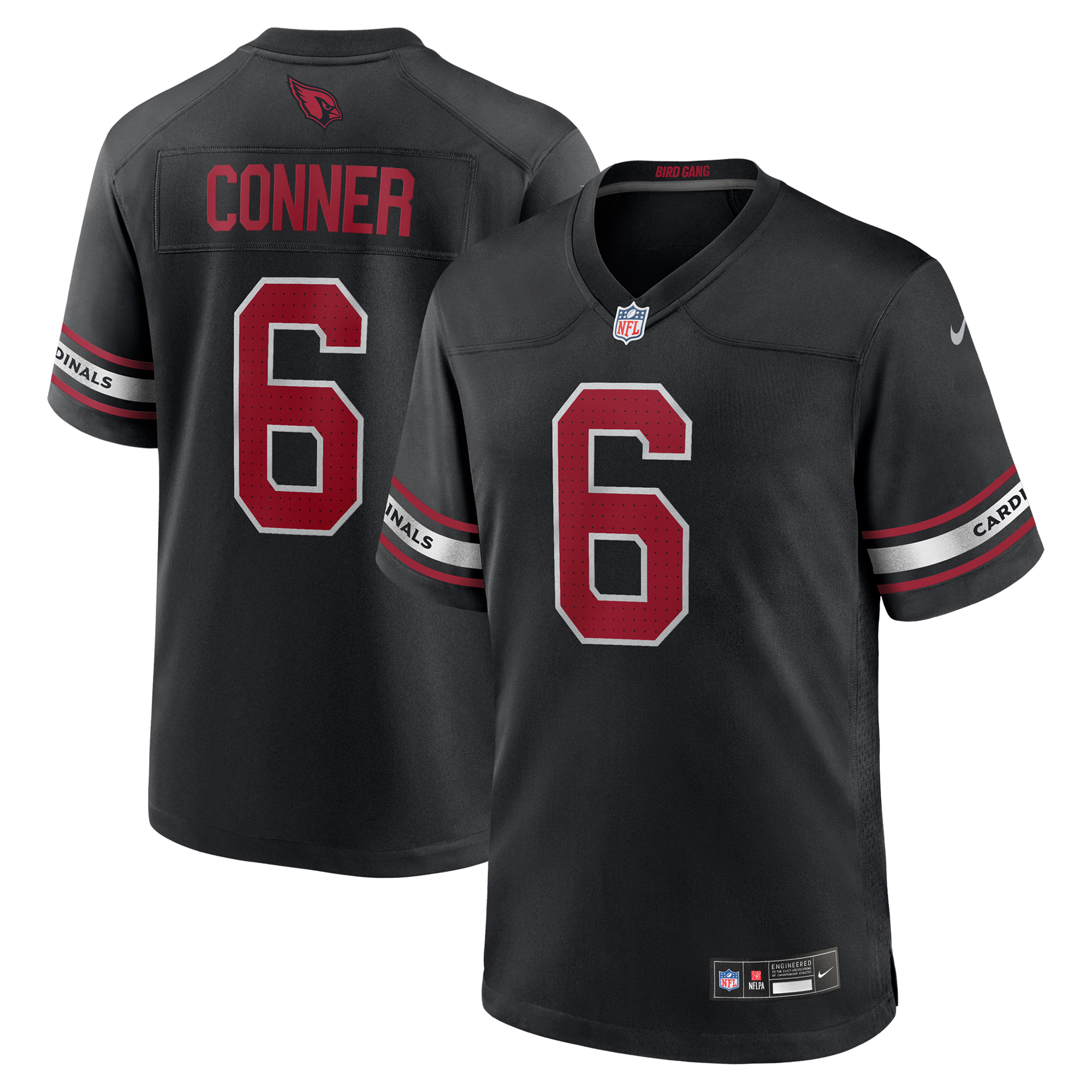 "Arizona Cardinals Nike Game Ausweichtrikot - Schwarz - James Conner - Herren" Image