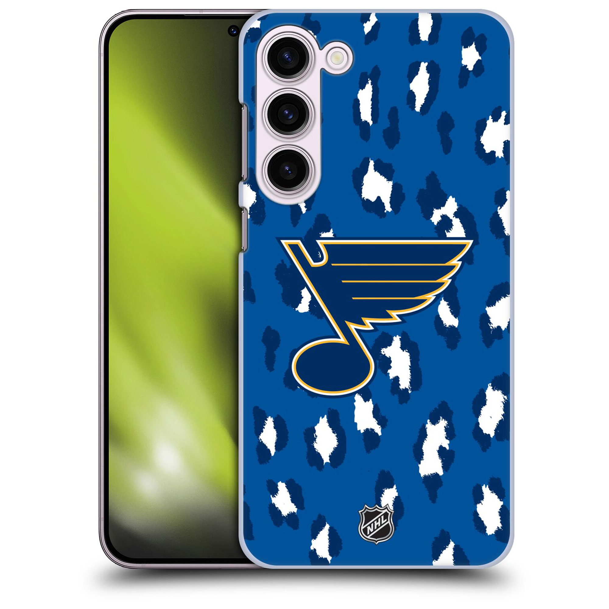 St. Louis Blues NHL Leopard Grafik Phone Case - Samsung