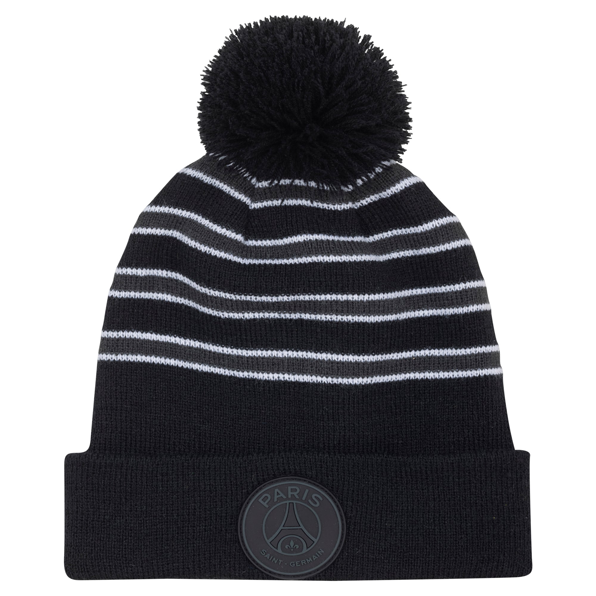 PSG Core Pom Beanie – Schwarz – Kinder