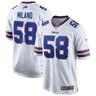 Buffalo Bills Nike Game Road Jersey - White Matt Milano Mens