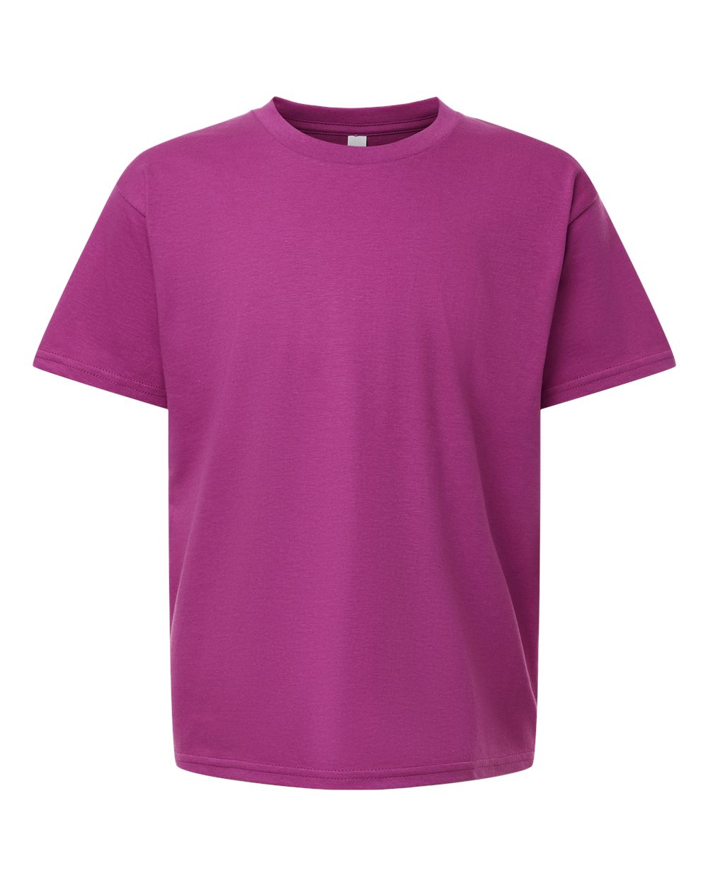American Apparel 2001Y Youth Fine Jersey Top in Super Pink size Medium | combed ring spun cotton
