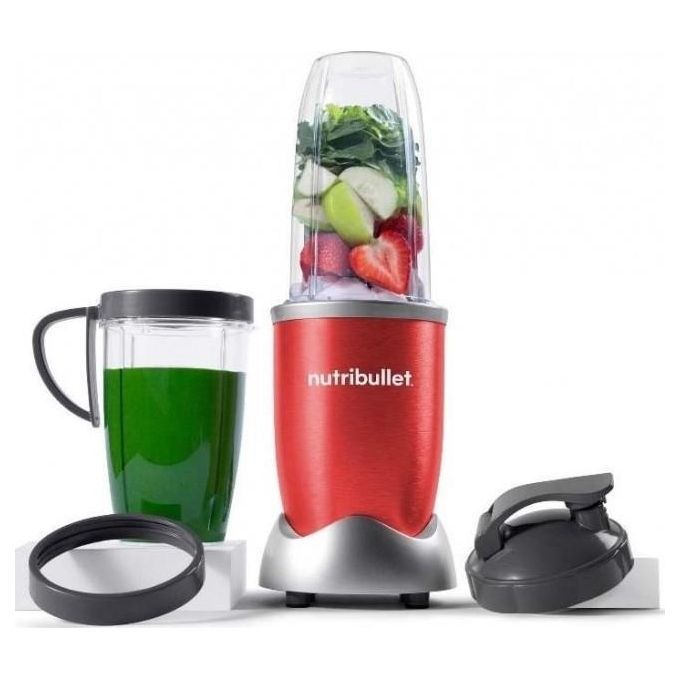 NutriBullet NB907R 0,9 L Frullatore per cottura 900 W Rosso, Argento 1