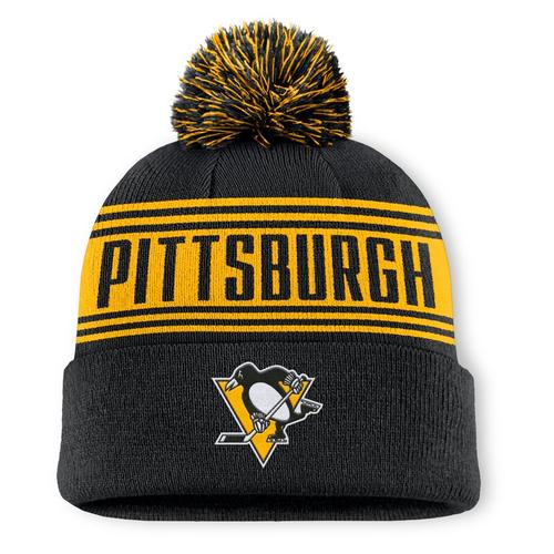 Pittsburgh Penguins Beanie Cuff mit Pom - Unisex