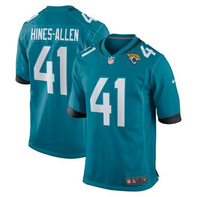 Jacksonville Jaguars Nike Game Heimtrikot - Blaugrün - Josh Hines-Allen - Herren Image