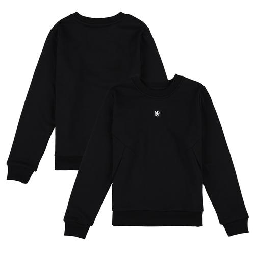 Chelsea Panel Detail Sweatshirt – Schwarz – Jungen