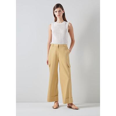 Riviera Stone Blend Trousers with TENCEL Lyocell, Stone