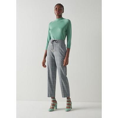 Kristen Grey Prince Of Wales Check Drawstring Trousers Multi, Multi