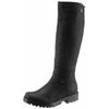 Winterstiefel RIEKER, Damen, Gr. 41, Normalschaft, schwarz, Lederimitat, unifarben, klassisch, Schuhe, Langschaftstiefel, Winterstiefel im klassischen Look, TEX-Membran