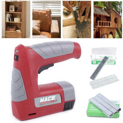 Cordless Electric Heavy-Duty Nail and Staple Gun