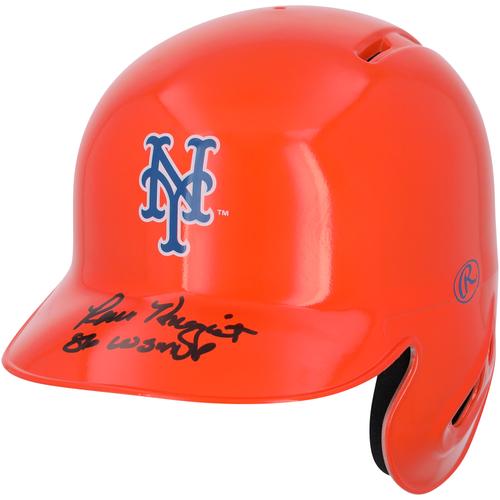 Ray Knight, New York Mets, signierter alternativer Rawlings-Mini-Schlaghelm aus Chrom mit der Aufschrift „86 WS MVP“ – exklusiv für Fanatics