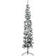 Vidaxl - Albero Natale Artificiale Sottile a Metà Neve Fioccata 240 cm