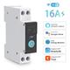Smart Switch WiFi su Guida din con Contatore di Energia 16A - Tuya