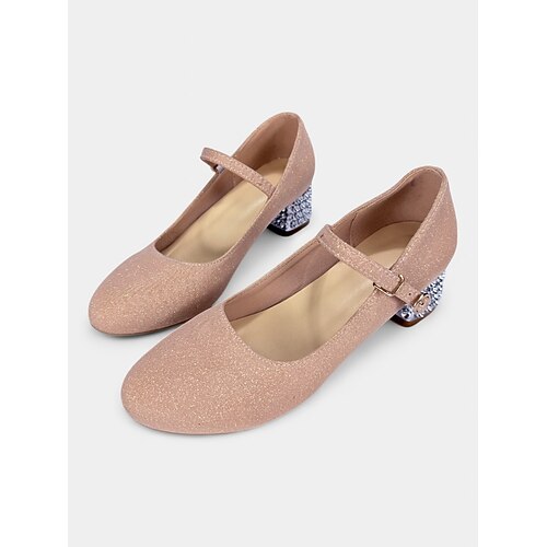 Elegante Mary-Jane-Pumps mit niedrigem Blockabsatz für Hochzeiten und besondere Anlässe, bequem den ganzen Tag, in verschiedenen Farben erhältlich Image