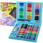 Fournitures d'art, paquet de 150 ensembles de dessin, kits d'art de peinture, fournitures d'art