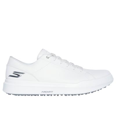 Skechers Men's Relaxed Fit: GO GOLF Drive 6 Shoes | Size 13.0 | White | Leather/Synthetic | Arch Fit