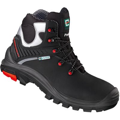 Bari S3 Schnürstiefel Elysee Schwarz/Silber - en iso 20345:2011 S3 src, Gr.46