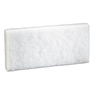 3M 08003 Doodlebug Scrub Pad, 4.63 x 10, White, 5/Pack, 4 Packs/Carton - 4 Packs of 5